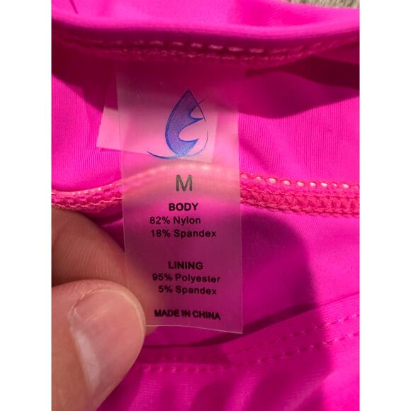 Bold Pink Women's 3 Piece Swimsuit - Picture 7 of 10